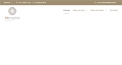 Desktop Screenshot of bbcapital.nl